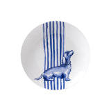 Petit four bordje Teckel Nhaan - Heinen Delfts Blauw