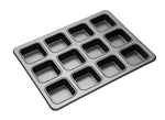 Brownie Bakvorm voor 12 stuks met anti-aanbaklaag - KitchenCraft MasterClass