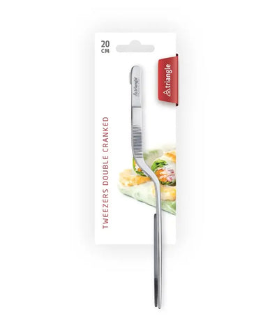 Keukenpincet met dubbele knik 20 cm - Triangle